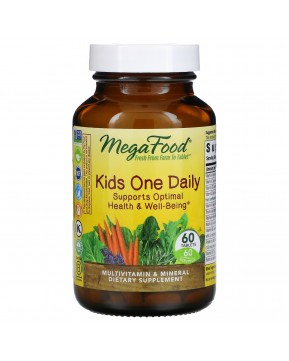 MegaFood, Kids One Daily, витамины для детей, 60 таблеток MegaFood, Kids One Daily, витамины для детей, 60 таблеток